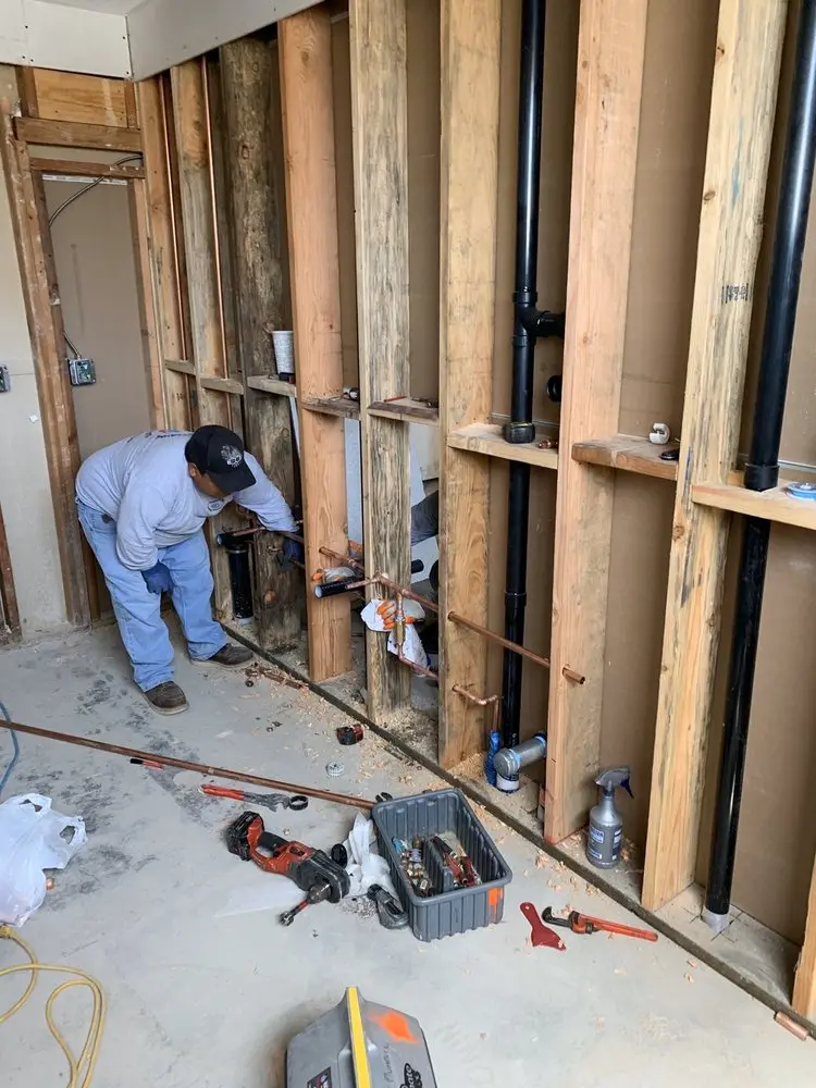 Commercial rough-in plumbing for Water Heater Replacement in Foothill Acres
